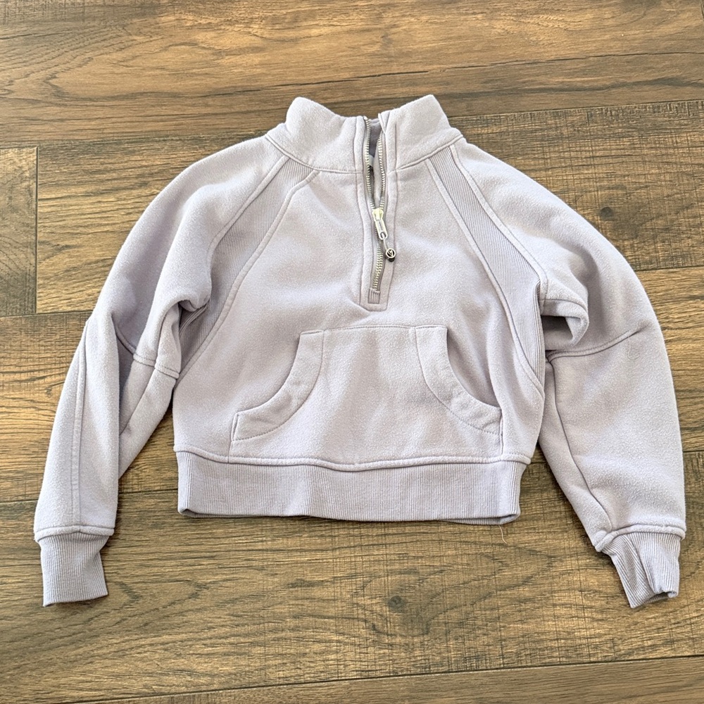 Olivia Lay Light Purple Zip-Up Jacket